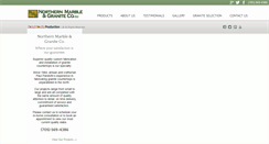 Desktop Screenshot of northernmarbleandgranite.com