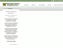 Tablet Screenshot of northernmarbleandgranite.com